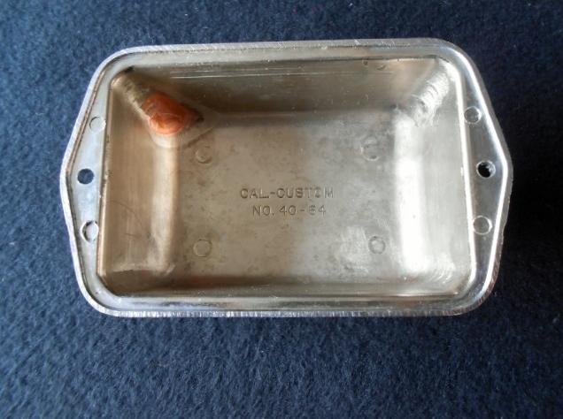 VINTAGE CAL CUSTOM 40-64 FINNED VOLTAGE REGULATOR COVER RARE! RAT ROD GASSER NOS, US $9.95, image 2