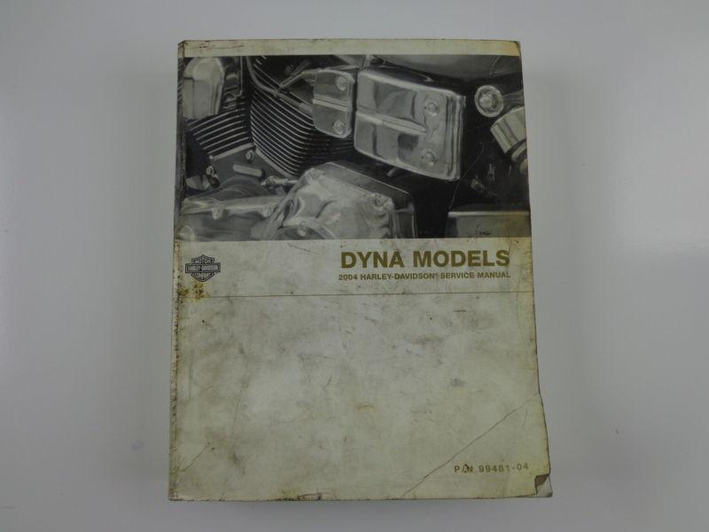 Harley davidson service manual 2004 dyna models 99481-04