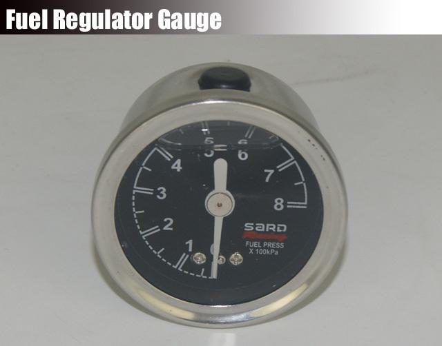 Universal sard liquid-filled turbo charger fuel regulator fuel pressure gauge