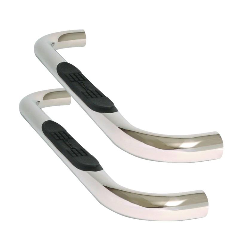 Dee zee dz370313 stainless steel; side steps; 3 in. round; cab length