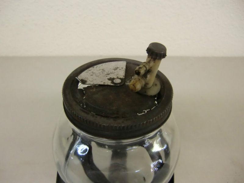 40's 50's Vintage Windshield Wiper Washer Jar Glass Bottle Fluid Pump Accessory , US $89.95, image 5
