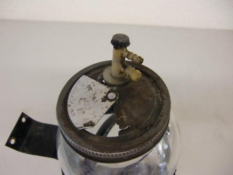 40's 50's Vintage Windshield Wiper Washer Jar Glass Bottle Fluid Pump Accessory , US $89.95, image 6