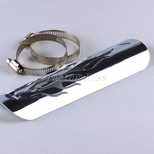 New 9" exhaust muffler pipe heat shield cover guard for kawasaki yamaha harley