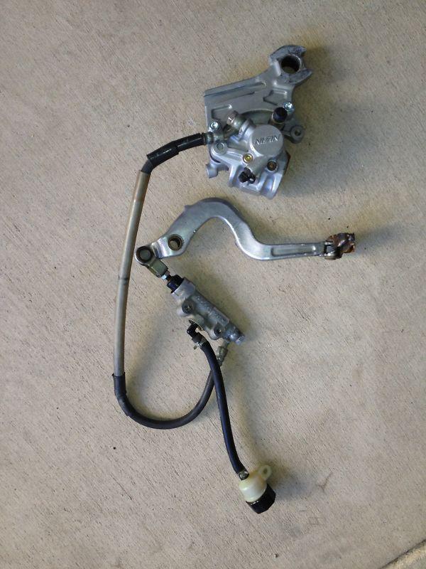 1989 kx500 rear brake complete