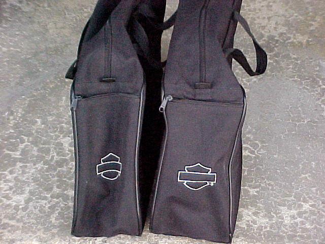 Harley davidson saddle bag liners touring 91885-97a  pair vg++  