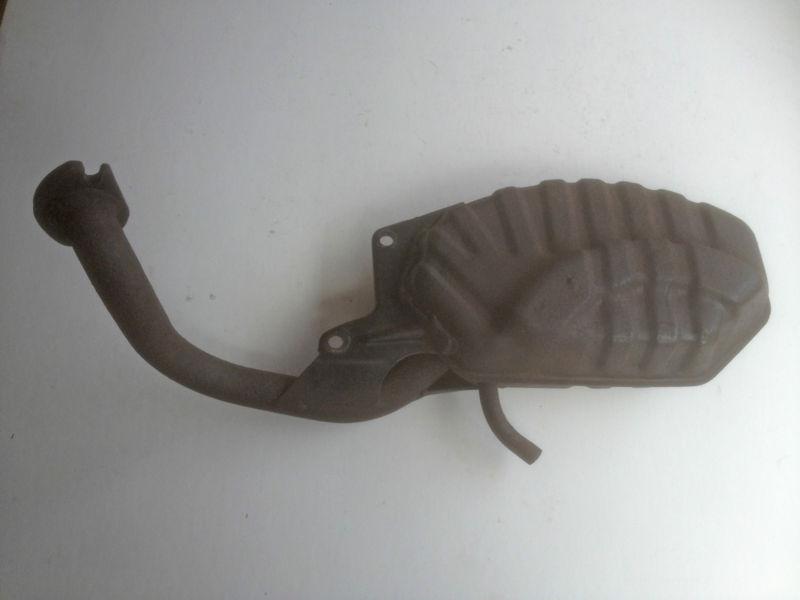 Stock exhaust pipe / muffler 1984 yamaha riva 50  cv50l cv50 cv 50 l 