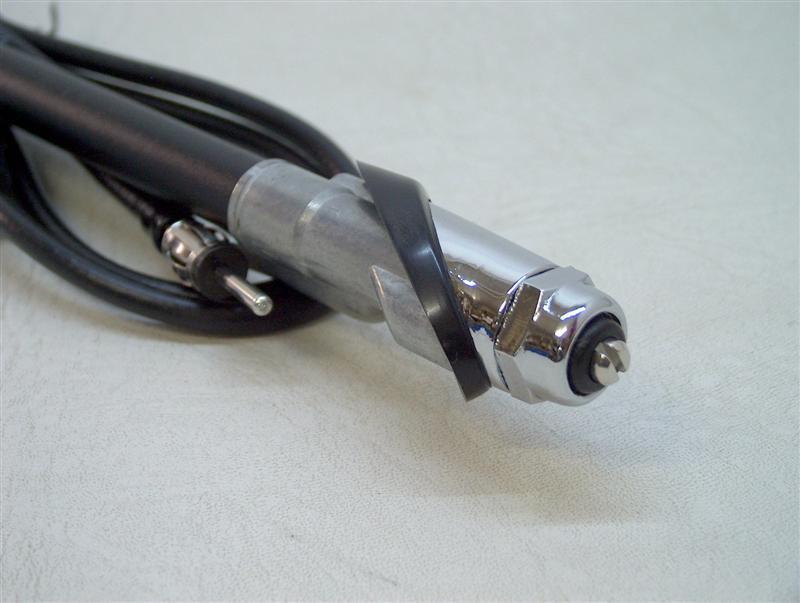 VW AM FM Stereo Radio Antenna Aerial Beetle Type 3 412 & Bus Chrome Oval Hole, US $23.95, image 2