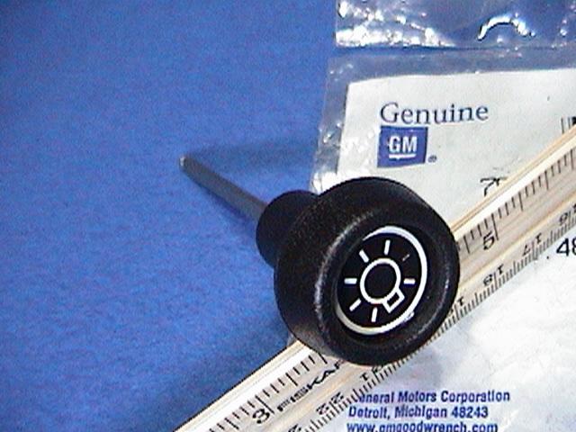 Nos gm headlight switch knob button chevy camaro chevelle nova late 60's to 70's