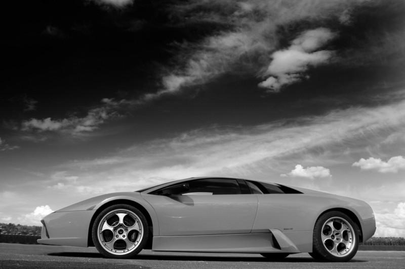 Lamborghini murcielago hd poster super car b&w print multiple sizes available