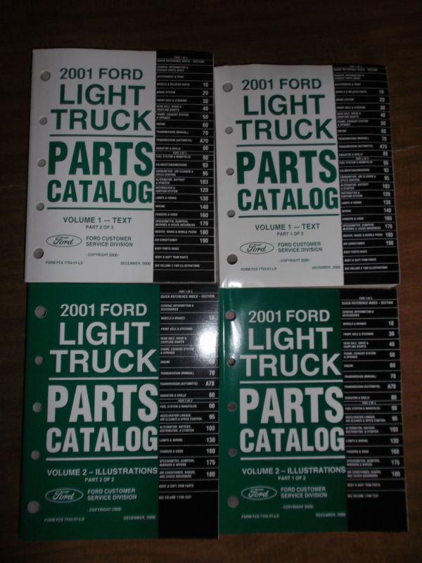 Sell 2001 Ford Trucks Parts Catalog Manual F150 F250 F350 Super Duty