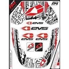 Evs r4 race collar graphics kit martini white