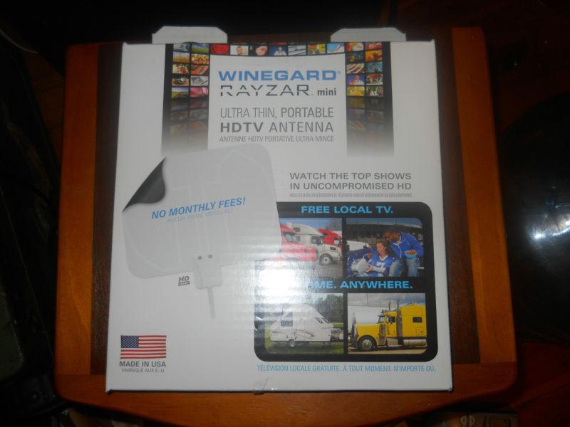 Winegar rayzar portable indoor hdtv antenna trailer camper rv truck driver nib