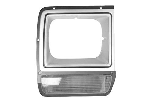 Replace ch2513122 - 86-87 dodge ram rh passenger side headlight door brand new