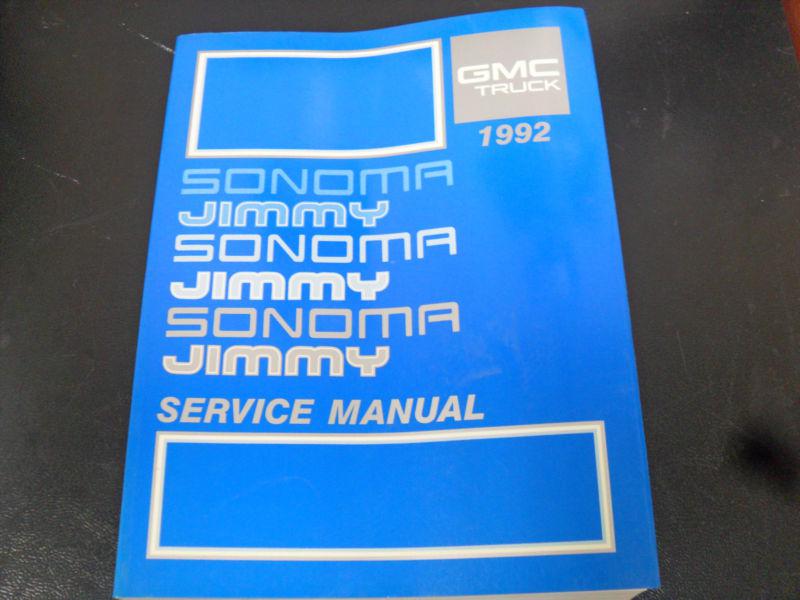 Service manual , 1992 sonoma , jimmy, gmc truck