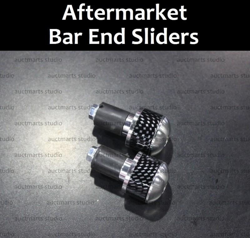 Sell Fit Universal Yamaha YZF R1 R6 Bar End Sliders Protect ST3 Silver