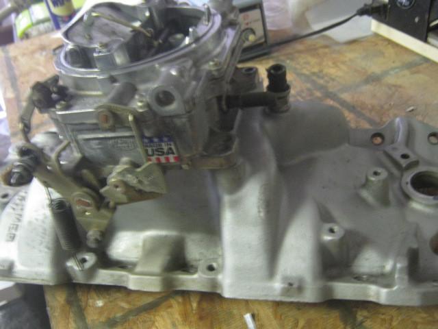 Edelbrock Performer RPM intake and 1406 carburetor 600cfm SBC small block chevy, US $250.00, image 2