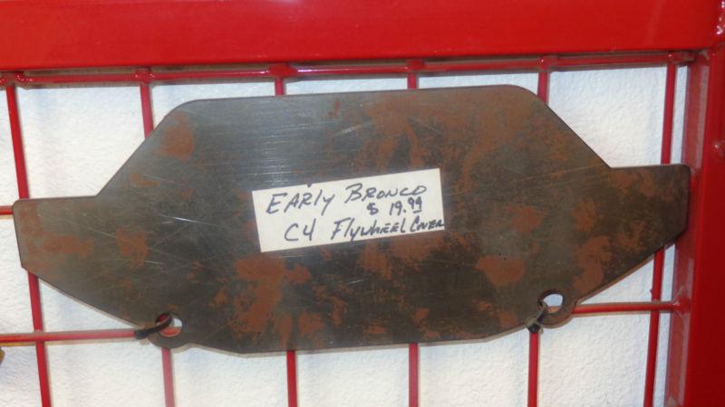 Mustang bronco 1966-1977 c4 automatic transmission inspection plate cover 4x4