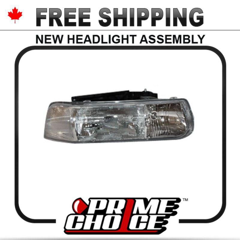 99-05 chevy silverado tahoe suburban head light lamp assembly right side w/ bulb