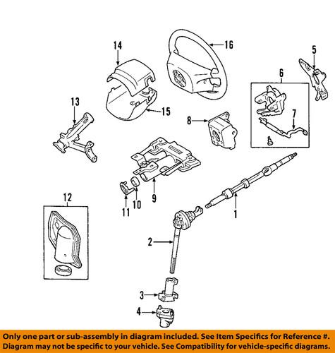 Toyota oem 450250c020 steering column-hole cover