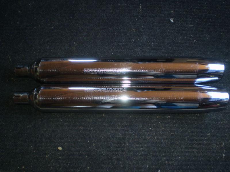 Harley road king exahast tail pipes part 65546-98