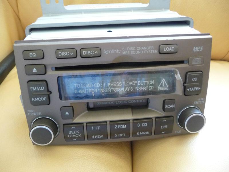 06 07 08 hyundai oem premium 6 disc changer - mp3 radio . infinity 961903l100a9
