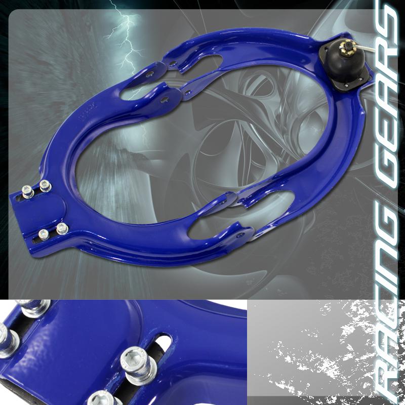 88-91 honda civic crx blue adjustable front upper suspension camber control arm