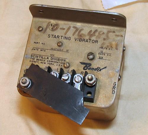 Bendix starting vibrator 10-87928-1 piper cessna beechcraft aircraft parts