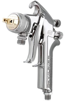 Devilbiss-gti (hlvp) pressure- feed gun - free shipping