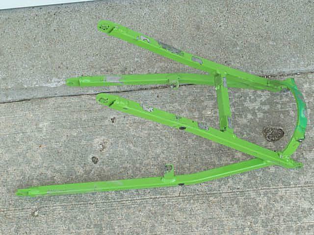 1999 kawasaki kx125 stock aluminum subframe oem sub frame kx 125 250 two stroke