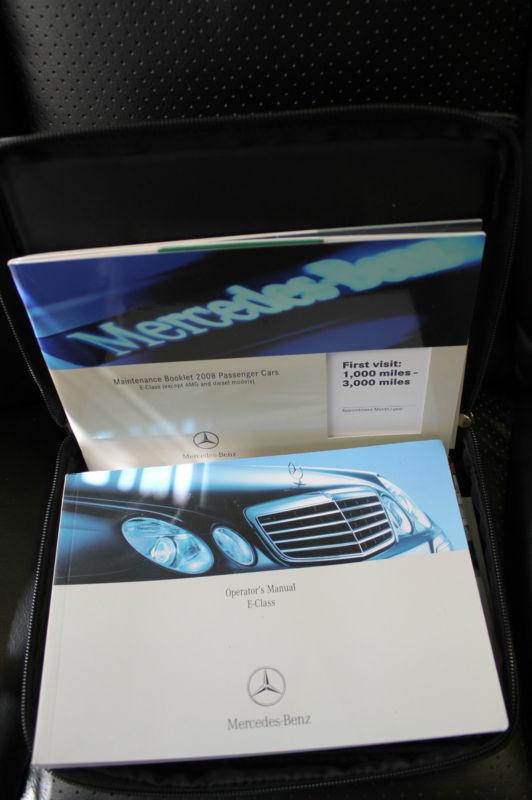 2008 mercedes e class complete owner's manual