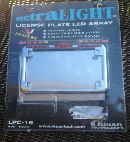 LPC-16 Kisan vectraLight LED Array 3 In 1 License Plate Frame- NIB, US $80.00, image 2