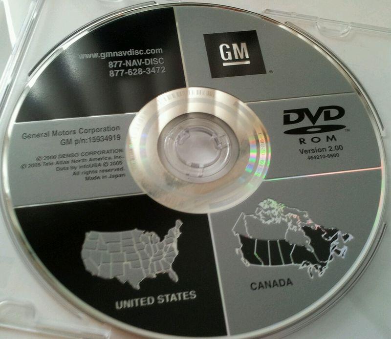 Gm navigation dvd   version 2.00 part # 15934919