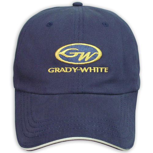 Grady white boats navy blue unstructured hat