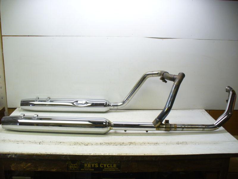 Harley 96-06 touring dual exhaust w/2010 mufflers