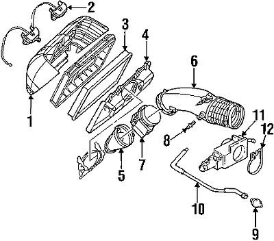 Chevrolet 12552542 genuine oem factory original throttle body seal
