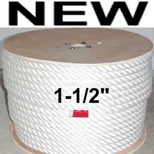 New 1-1/2" diameter nylon rope,ship/boat tow/dock line