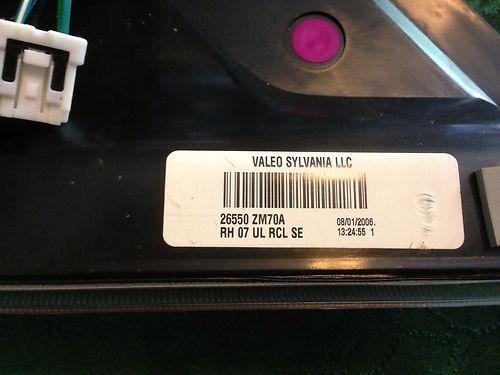 Nissan Quest 04 05 06 07 08 09 2010 Clear Right Taillight New, US $100.00, image 5