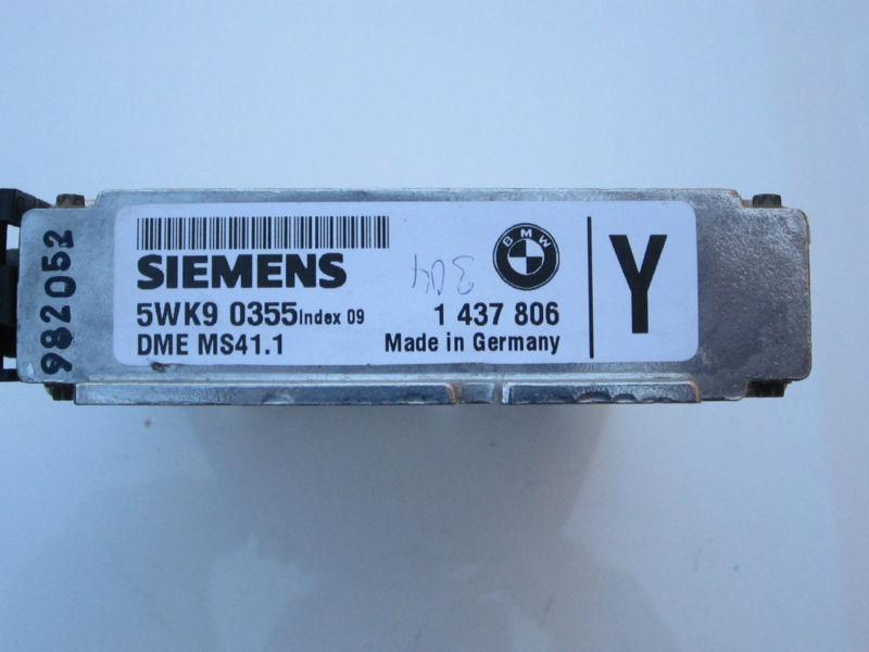 Bmw ecm ecu dme engine computer e36 318 323 325 328 oem p/n 1437806