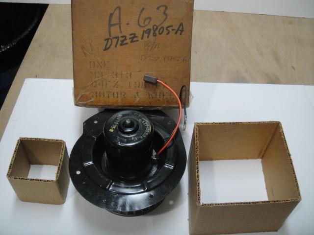 (see video) nos 1974-1978 mustang pinto a/c blower motor and wheel