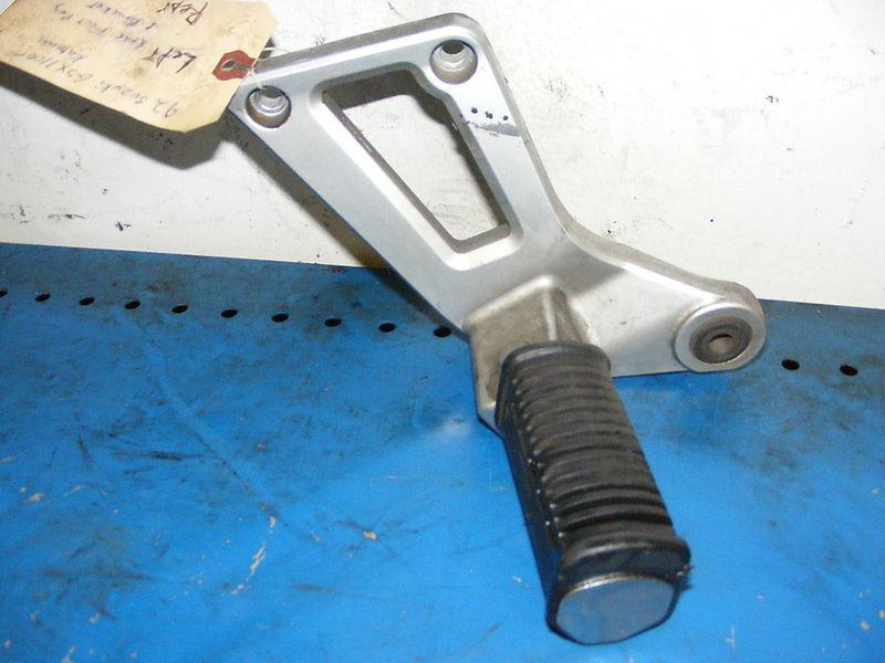 92 suzuki gsx1100f katana rear foot bracket and peg left