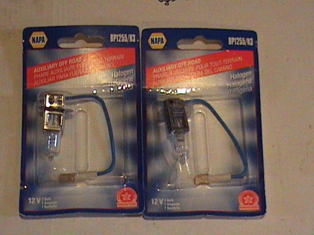 Napa wagner bp1255/h3 driving and fog light bulb 55 watt (lot of  2) brand new