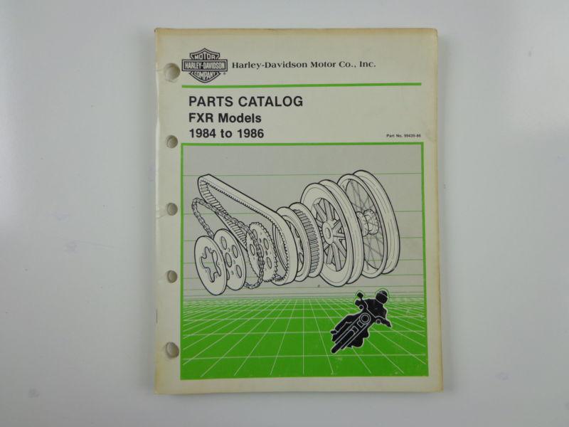 Sell Harley Davidson 198486 FXR Models Parts Catalog 9943986 3 in