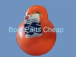 Taylor made 8"  blaze orange marker anchor pwc personal watercraft buoy #147