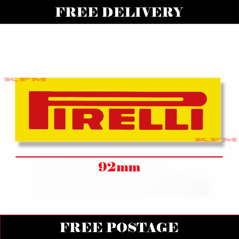 Pirelli f1 racing tire vinyl decal sticker ~free p&p~
