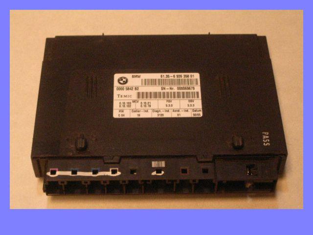 Relay module seat mirror memory #61356926358 bmw 323i 325i 325xi 328i e90 e91