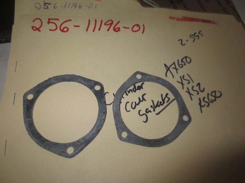 Yamaha tx650,xs1,xs2,xs650 nos oem cylinder cover gaskets p.n 256-11196-01