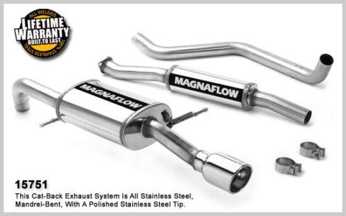 Magnaflow 15751 mazda protege stainless cat-back system performance exhaust