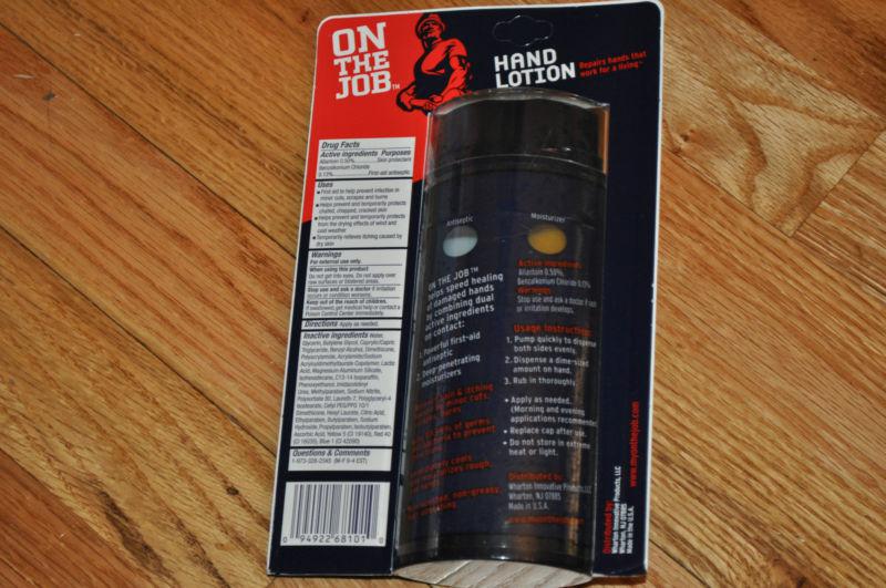 ON THE JOB HAND LOTION - Repairs hands that work for a living! NEW, US $6.99, image 2