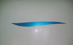 2 rv boat car trailer graphic decal blue