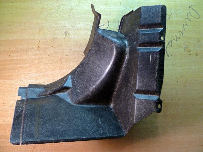 1966 - 1967 nos corvette fan shroud lh • gm 3886885 • early original black glass